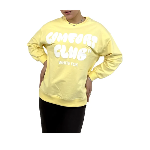 هودی دورس چاپی زنانه | خرید هودی فری سایز دورس دو نخ برند پانیذ ۷۹۸ - Image 3