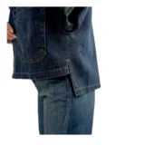 وست جین زنانه | خرید جلیقه جین کوتاه فری سایز برند پانیذ کد ۷۸۹ - Image 2