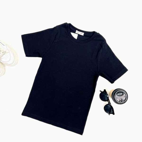 تیشرت قواره دار | خرید تیشرت مدل یقه گرد فری سایز  برند پانیذ  کد 867 - Image 3