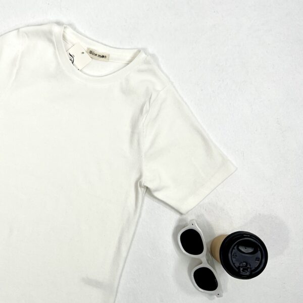 تیشرت قواره دار | خرید تیشرت مدل یقه گرد فری سایز  برند پانیذ  کد 867 - Image 8