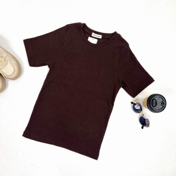 تیشرت قواره دار | خرید تیشرت مدل یقه گرد فری سایز  برند پانیذ  کد 867 - Image 4