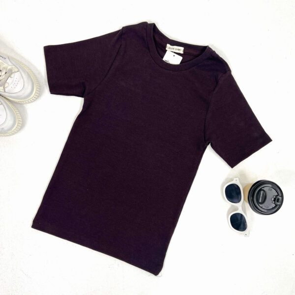 تیشرت قواره دار | خرید تیشرت مدل یقه گرد فری سایز  برند پانیذ  کد 867 - Image 5