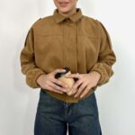 متالیک| استایل دخترانه شیک  برند پانیذ کد 736