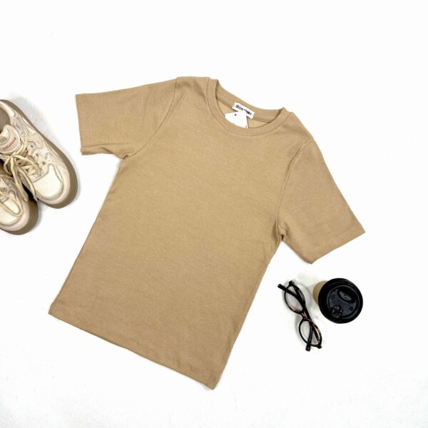 تیشرت قواره دار | خرید تیشرت مدل یقه گرد فری سایز  برند پانیذ  کد 867 - Image 6